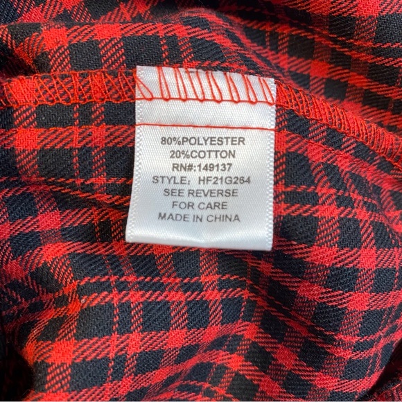 HYFVE Plaid Collared Babydoll Mini Dress NWT - Picture 4 of 10